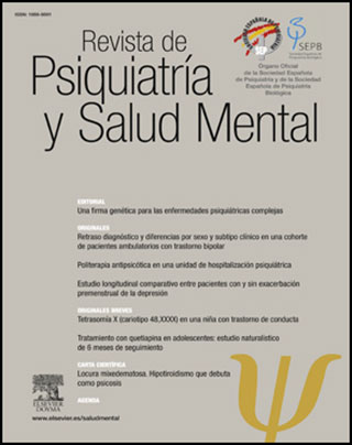 Revista de Psiquiatría y Salud Mental