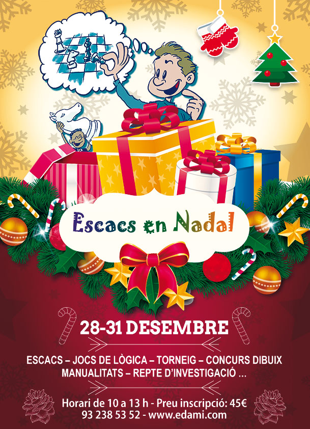 Cartel del Casal de Navidad 2015 – EDAMI